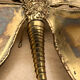 Butterfly wall light Henri Fernandez brass and agate