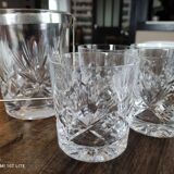 Whisky service 5 pieces in chiseled crystal