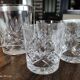 Whisky service 5 pieces in chiseled crystal