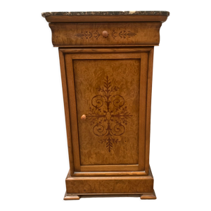table de chevet en marqueterie
