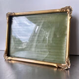 Antique art nouveau gilded picture frame