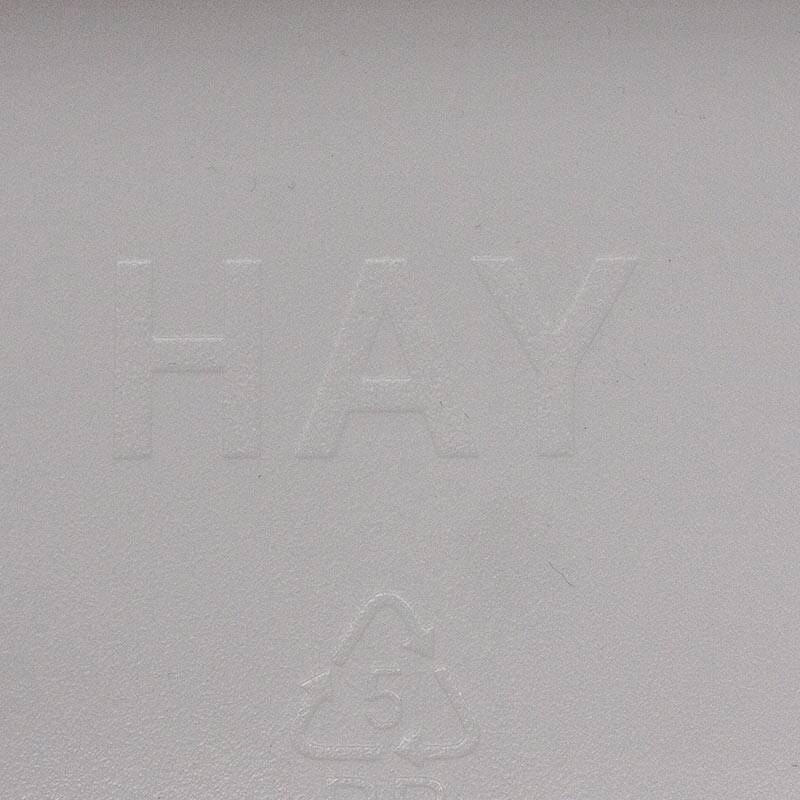 HAY brand ACC12 white plastic chair