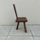 Chaise enfant tripode vintage brutaliste année 50
