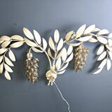 Vintage tulip wall lamp by Hans Kögl , 1970s