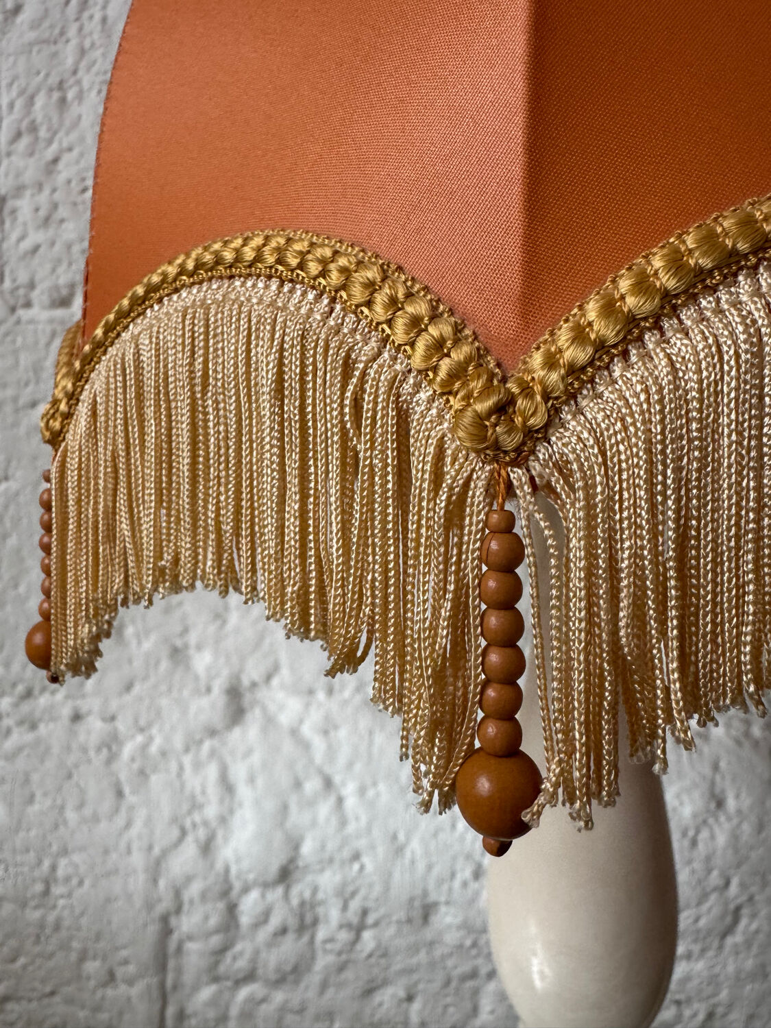 1970s alabaster column lamp