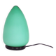 Lampe de table en forme d'oeuf en verre de Murano vert