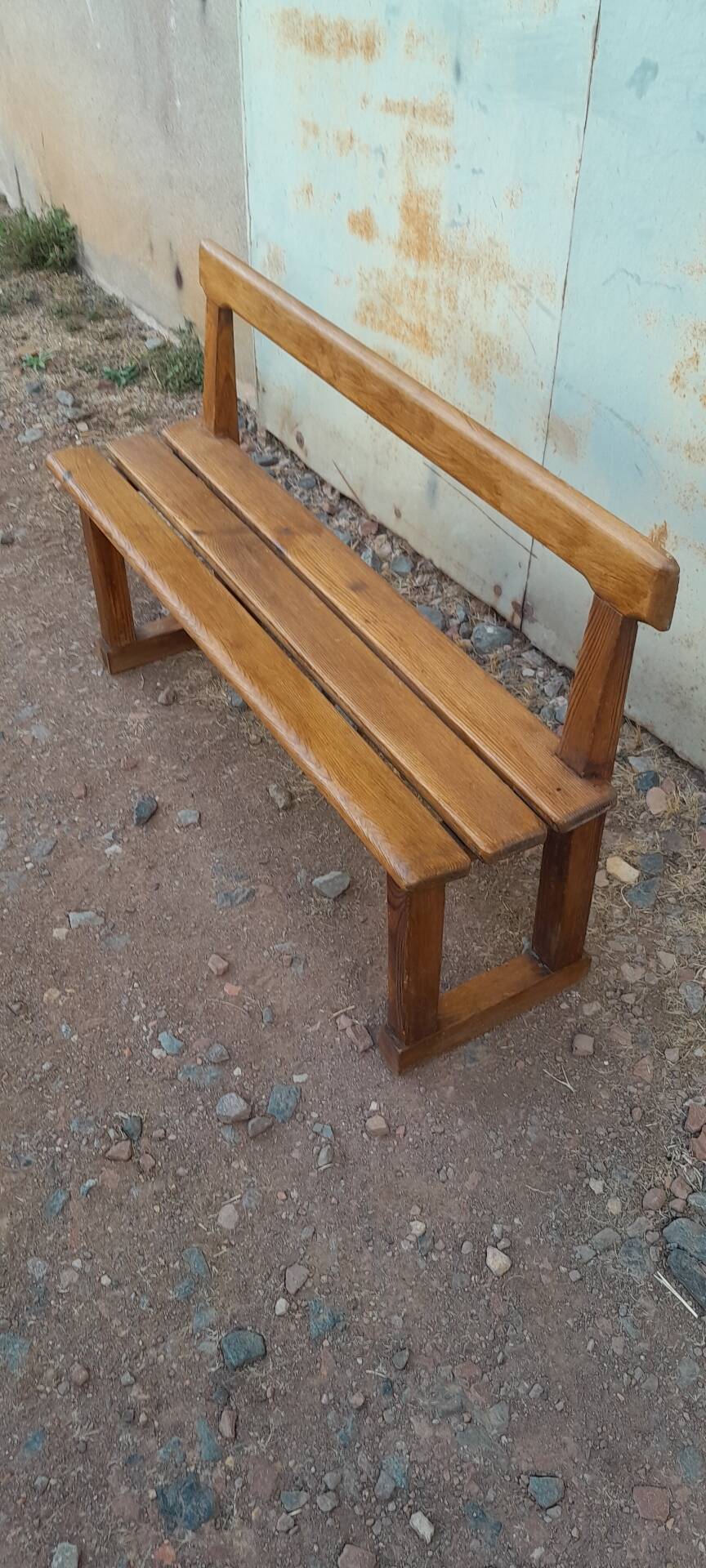 Petit banc en bois déco
