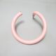 80s pink metal towel hook