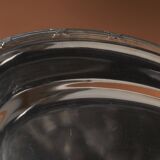 OVAL SILVER-PLATED METAL DISH, ERCUIS