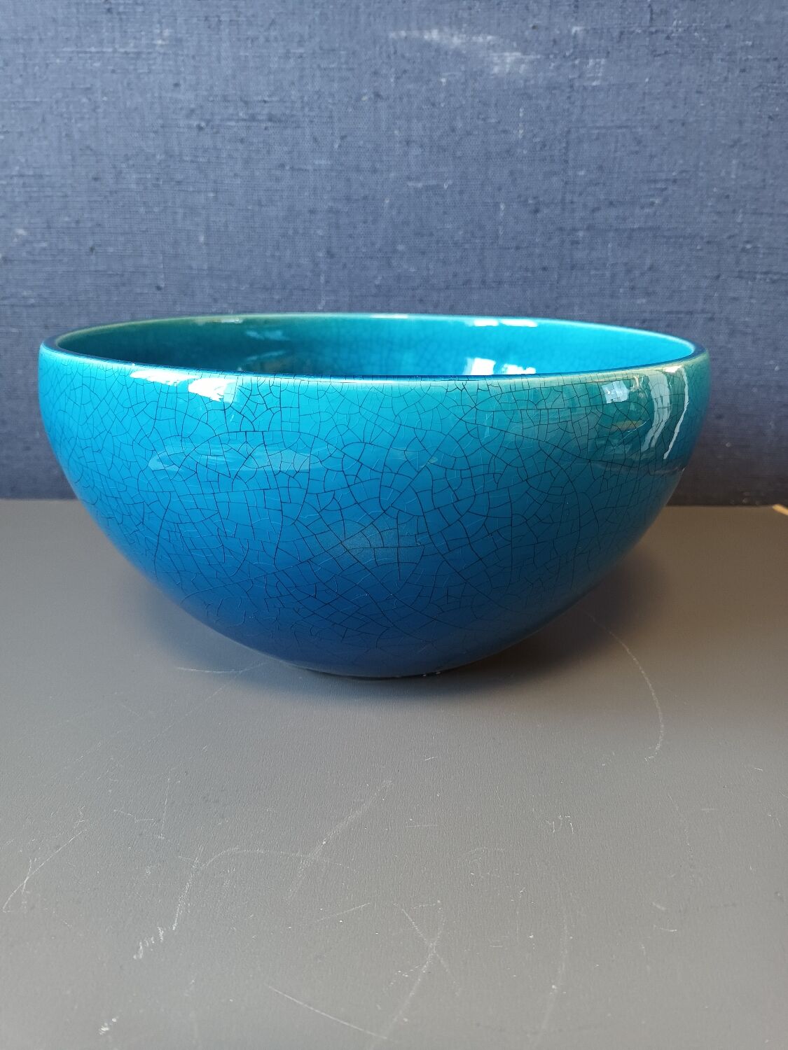Saladier bleu