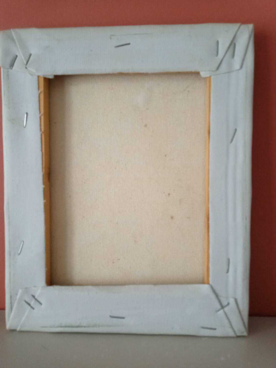 Signed floral painting