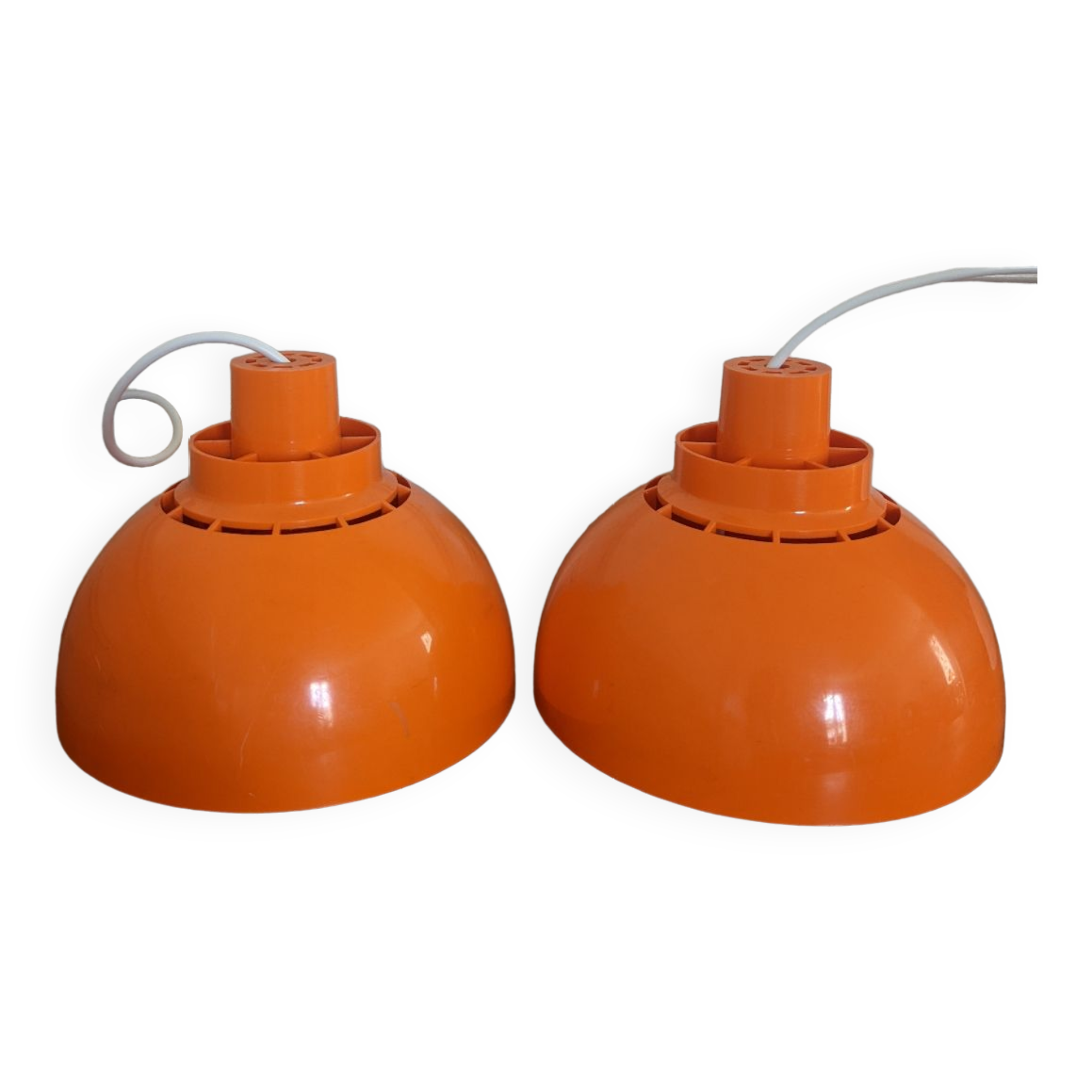 Pair of Danish Minisol pendant lights