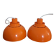 Pair of Danish Minisol pendant lights
