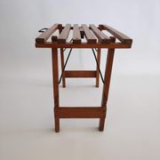 Wooden and metal  stool