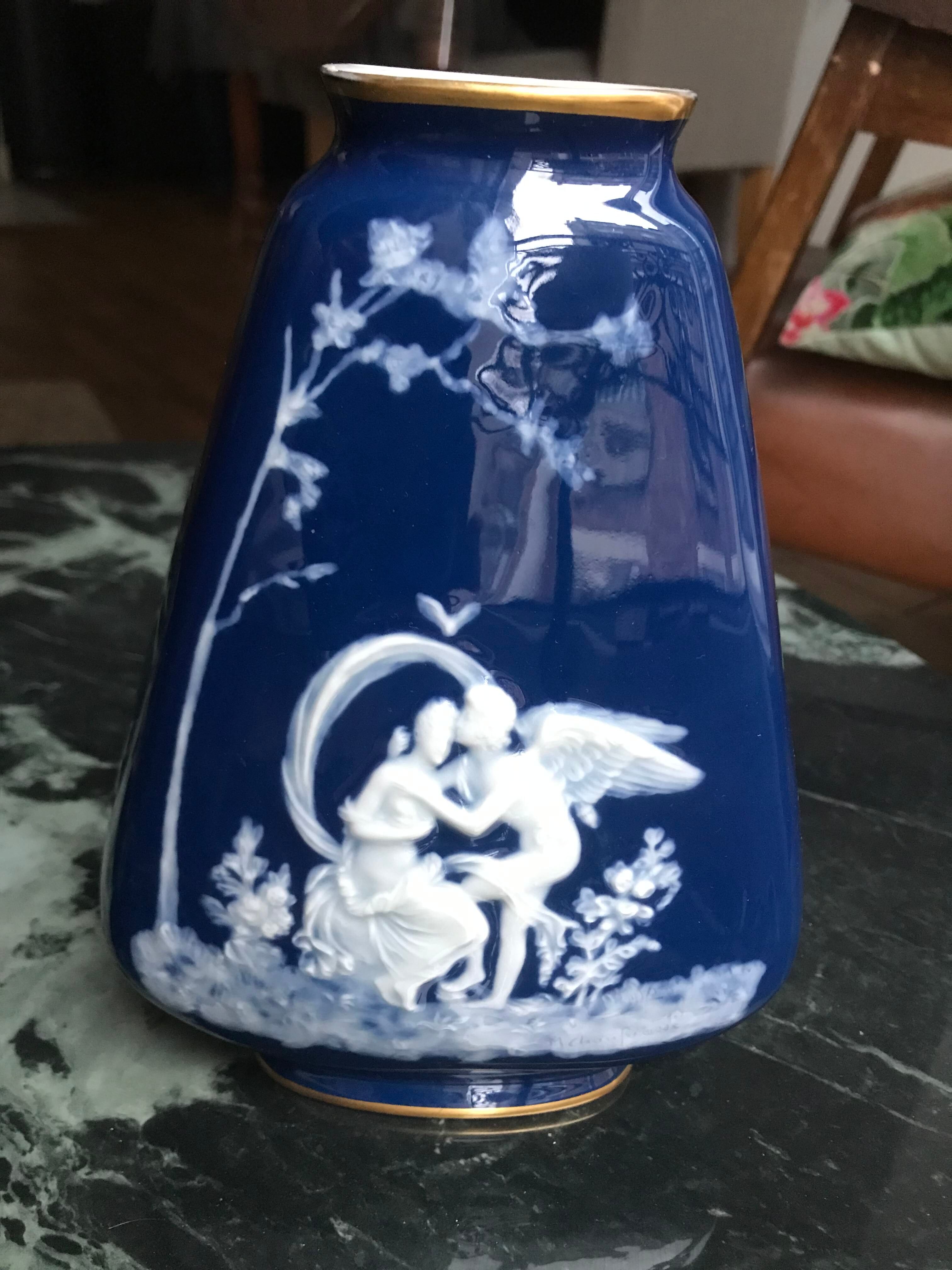 Vase Limoges Marcel Chaufriasse twentieth century