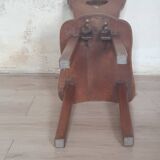 Chaise de vigneron en bois
