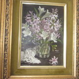 Painting bouquet of flowers