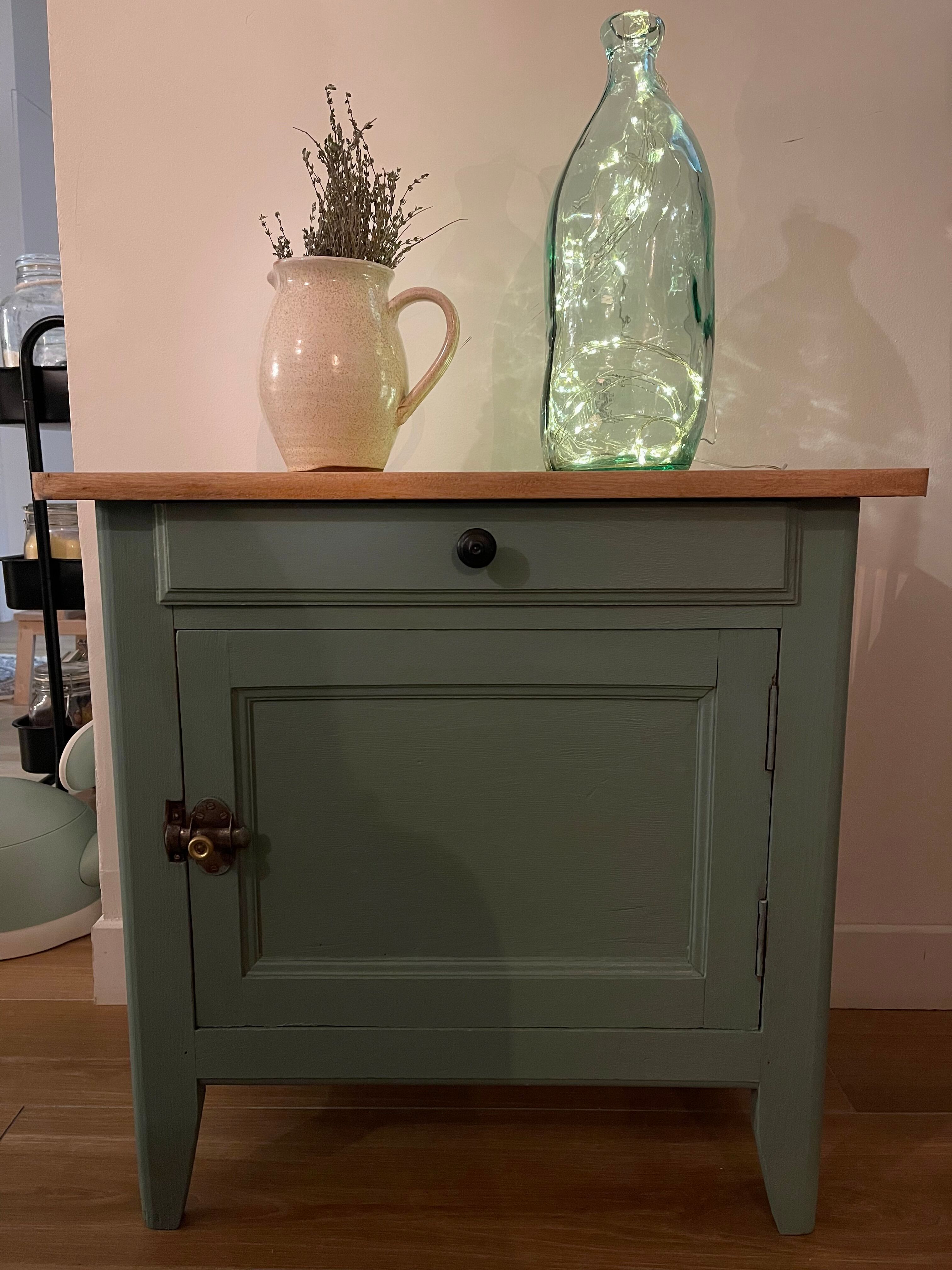 Antique furniture of low oak