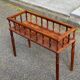 Carved solid wood planter from the 1980s.