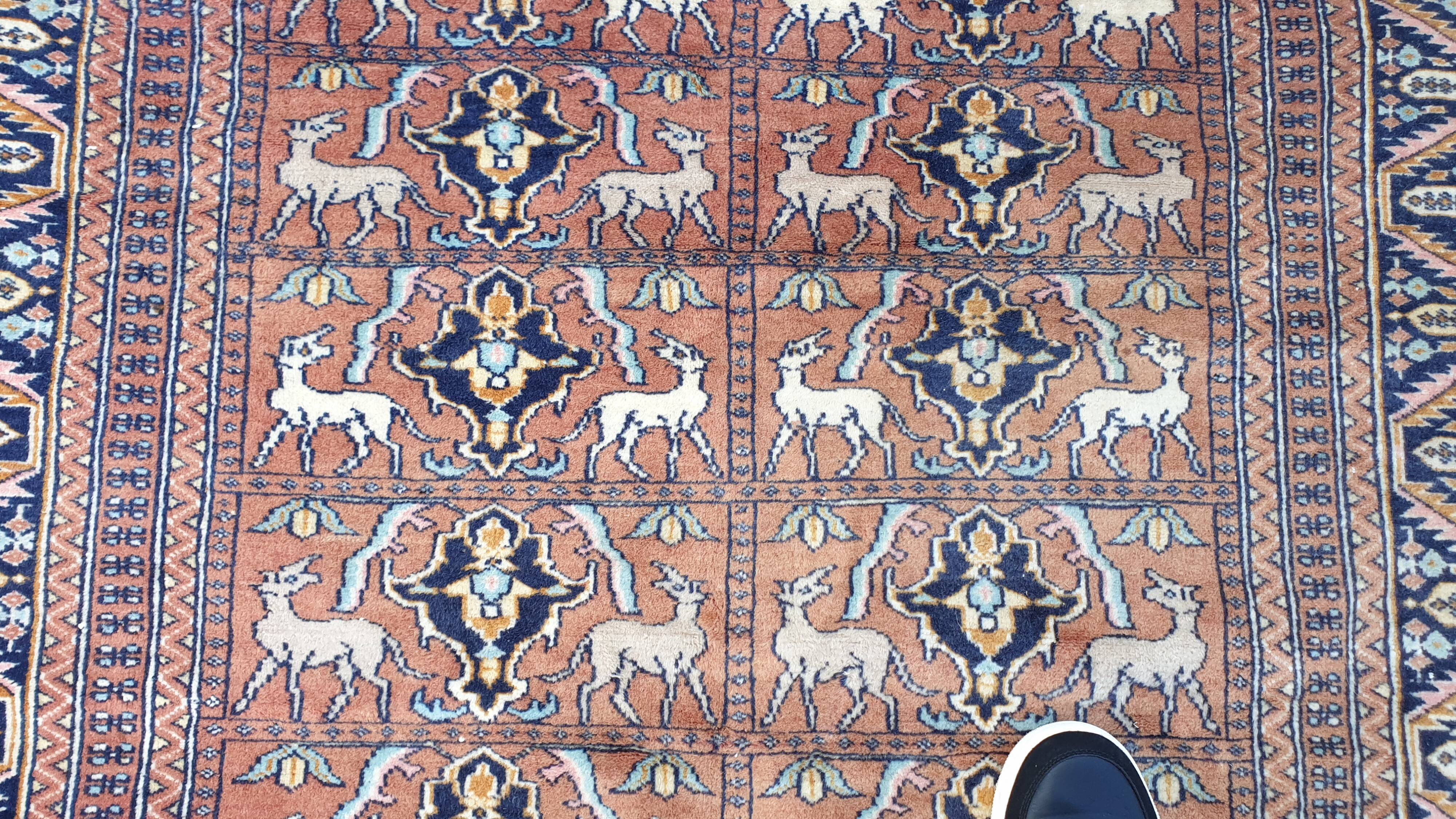 Oriental carpets silk wool