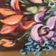 Oil on canvas flower