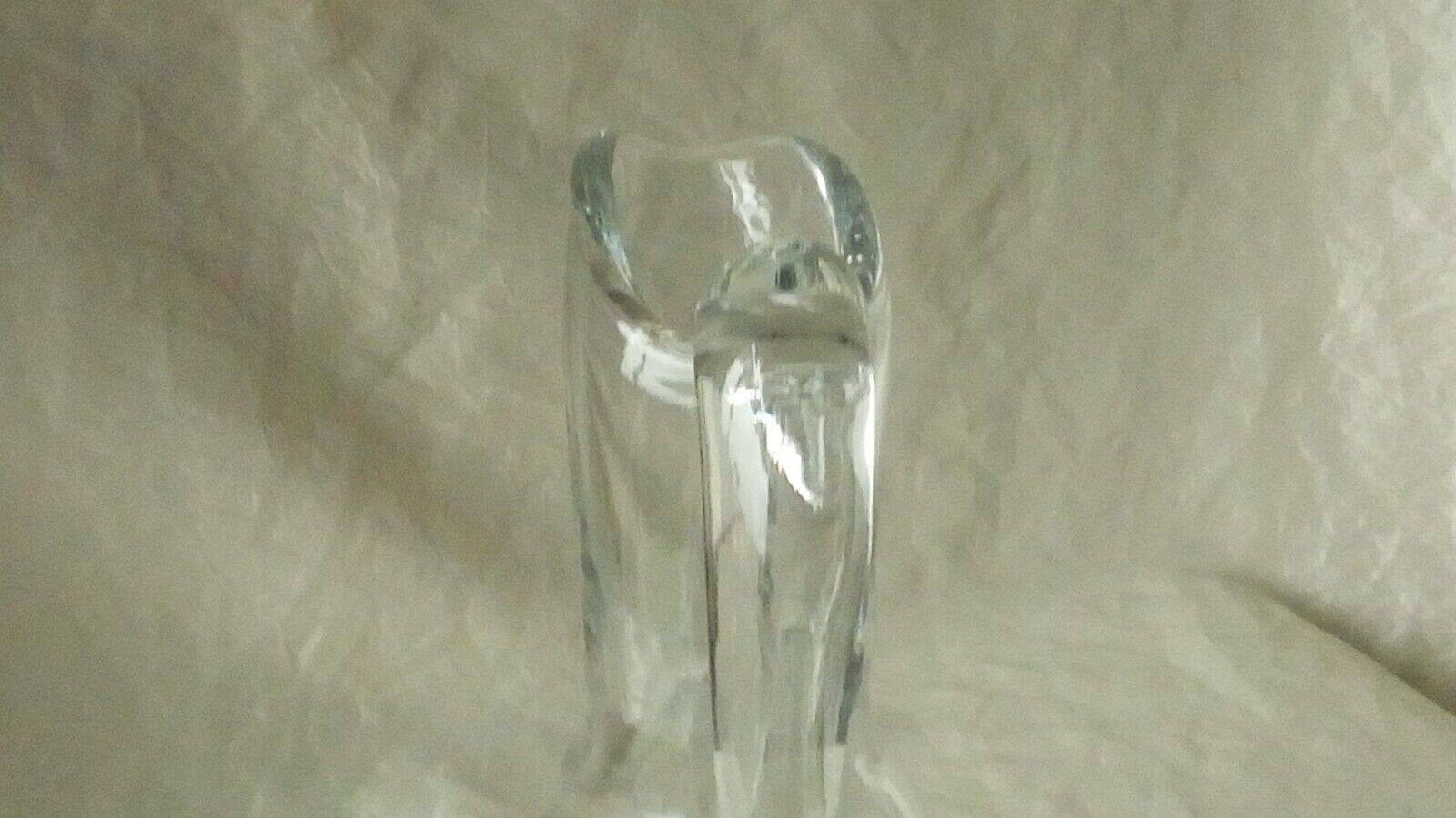 EWATER PITCHER CARAFE IN THICK GLASS WITH CUT-SIDE EFFECT