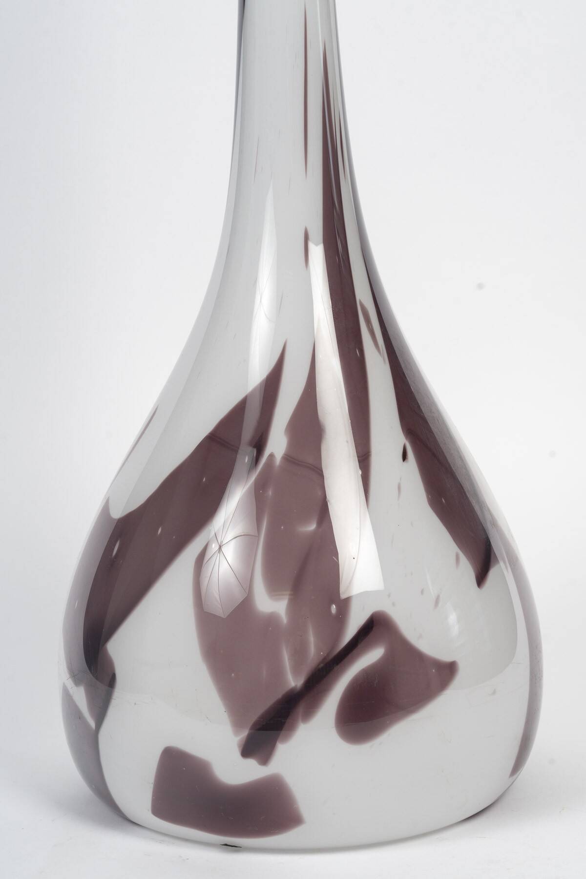 Very large Murano glass flower vase.