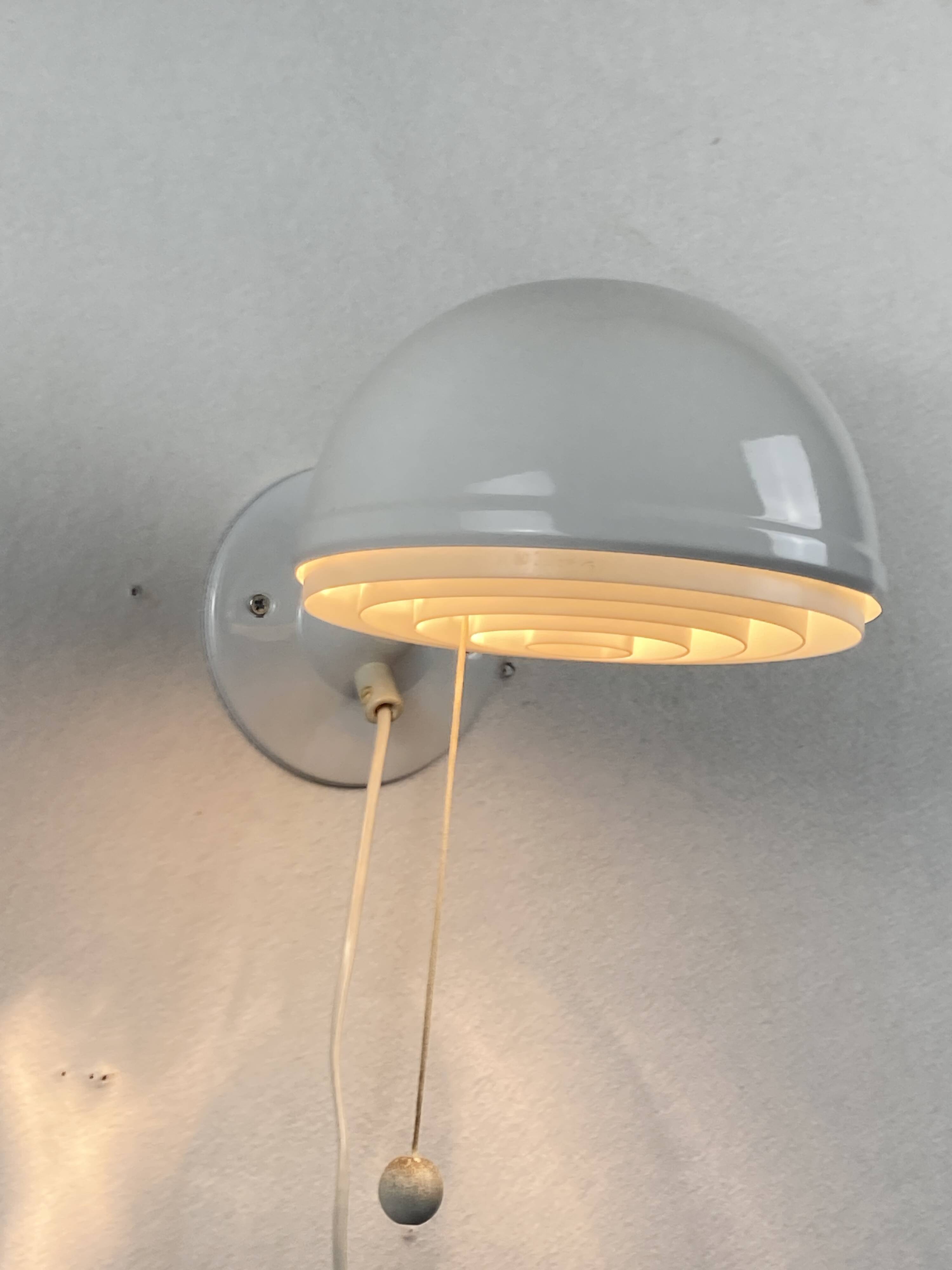 Pair Scandinavian wall sconces by Knud Christensen for ABO Randers, Denmark 1960s-1970s