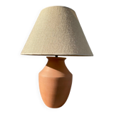 Terracotta ceramic lamp