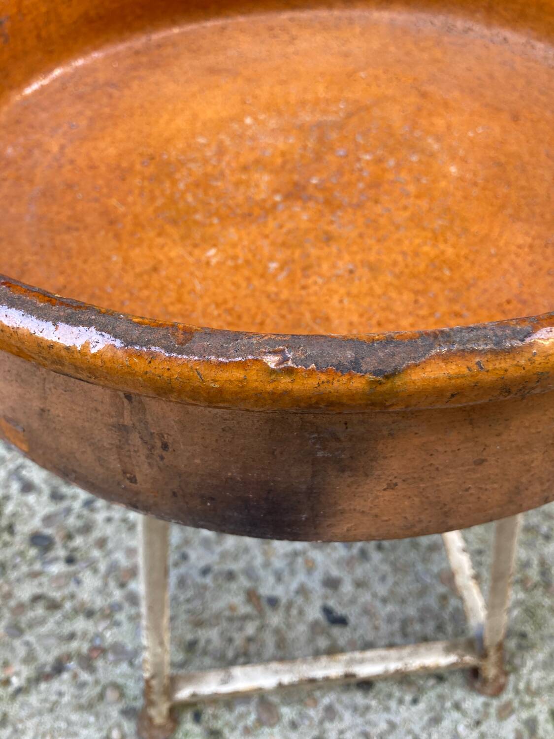 South-West glazed earthenware dish