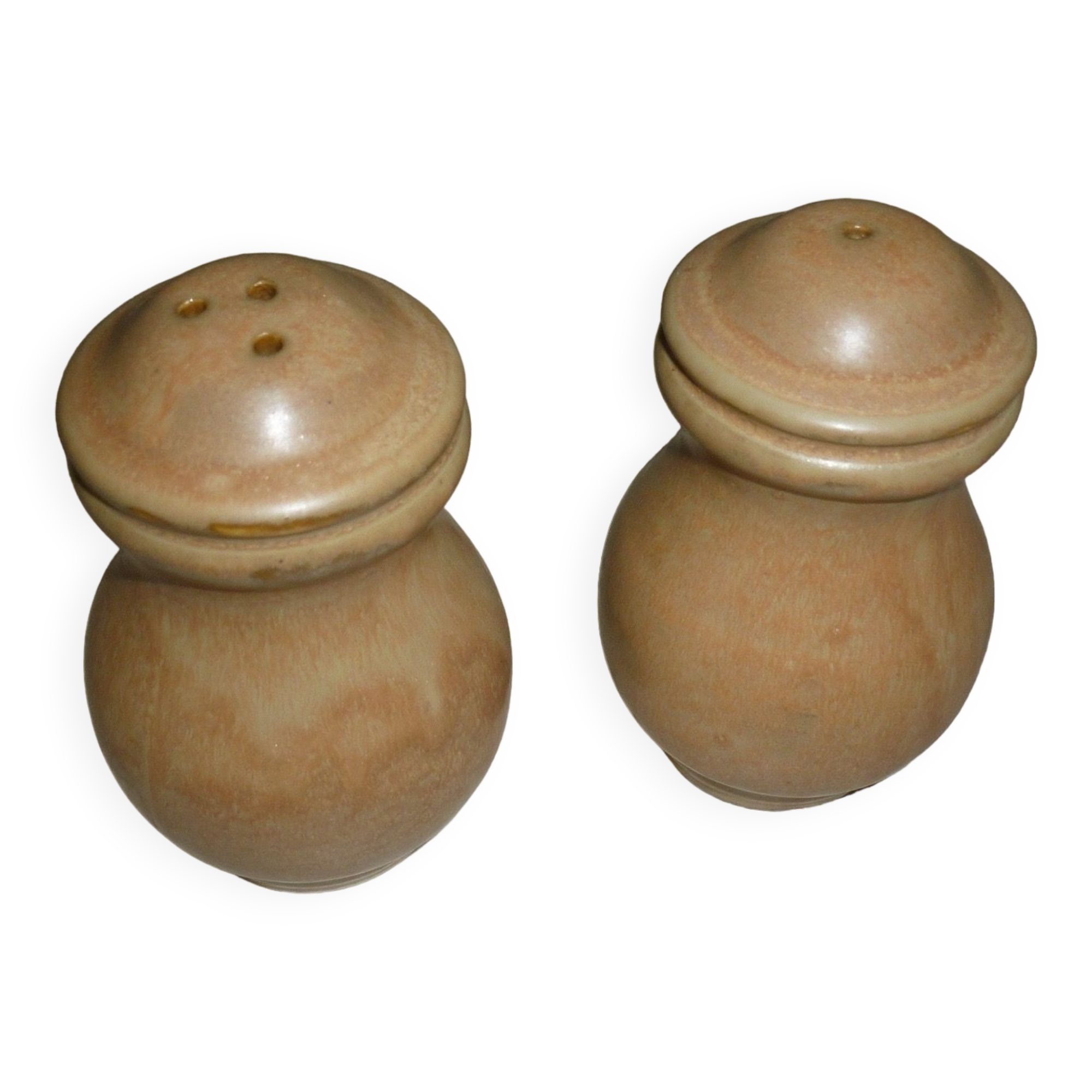Sandstone salt and pepper shaker