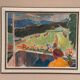 Swedish Oil on Panel – “Balcony View” by John Hedman