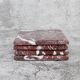 Madeji – Red Square Natural Marble Coasters - set of 4