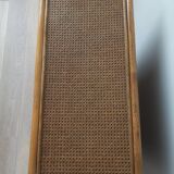 Bamboo and rattan chest of drawers, 70's