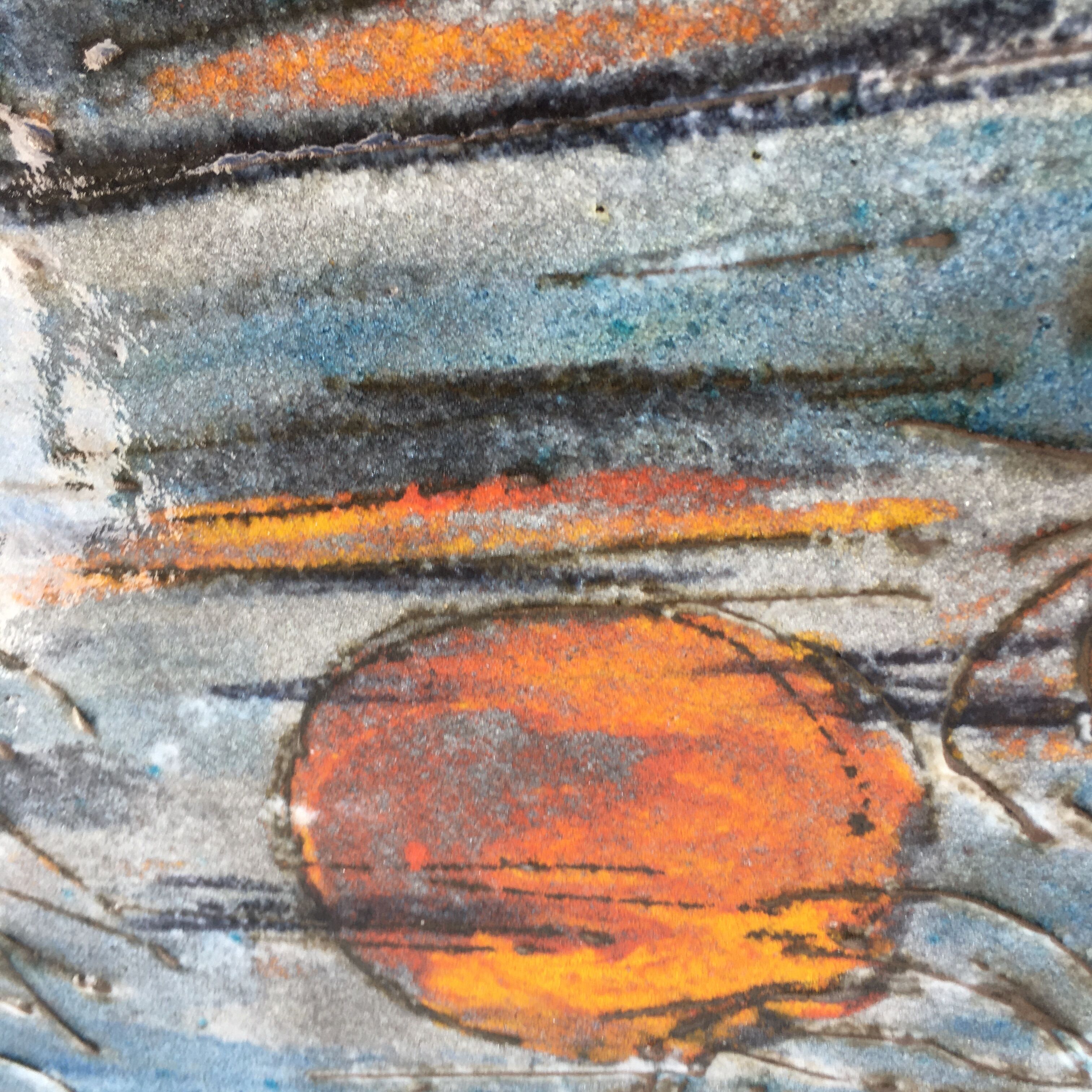 Sunset terracotta wall ceramic