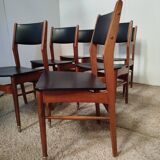 6 teak chairs from the 70s