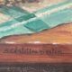 Still life, oil on panel, fruit basket, Signed S. Chatillon Bertin