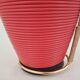 Vintage black and fushia scoubidou bottle