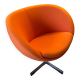 Vintage Scandinavian swivel armchair design by Sven Ivar Dysthe for Foraform 1965
