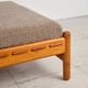 Teak daybed with boucle mattress, Denmark, 1960s