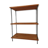 Industrial style shelves, wood and metal
