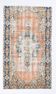 3x6 Rug For Living Room Pale Orange Blue Handmade Turkish Rug, 104x176Cm