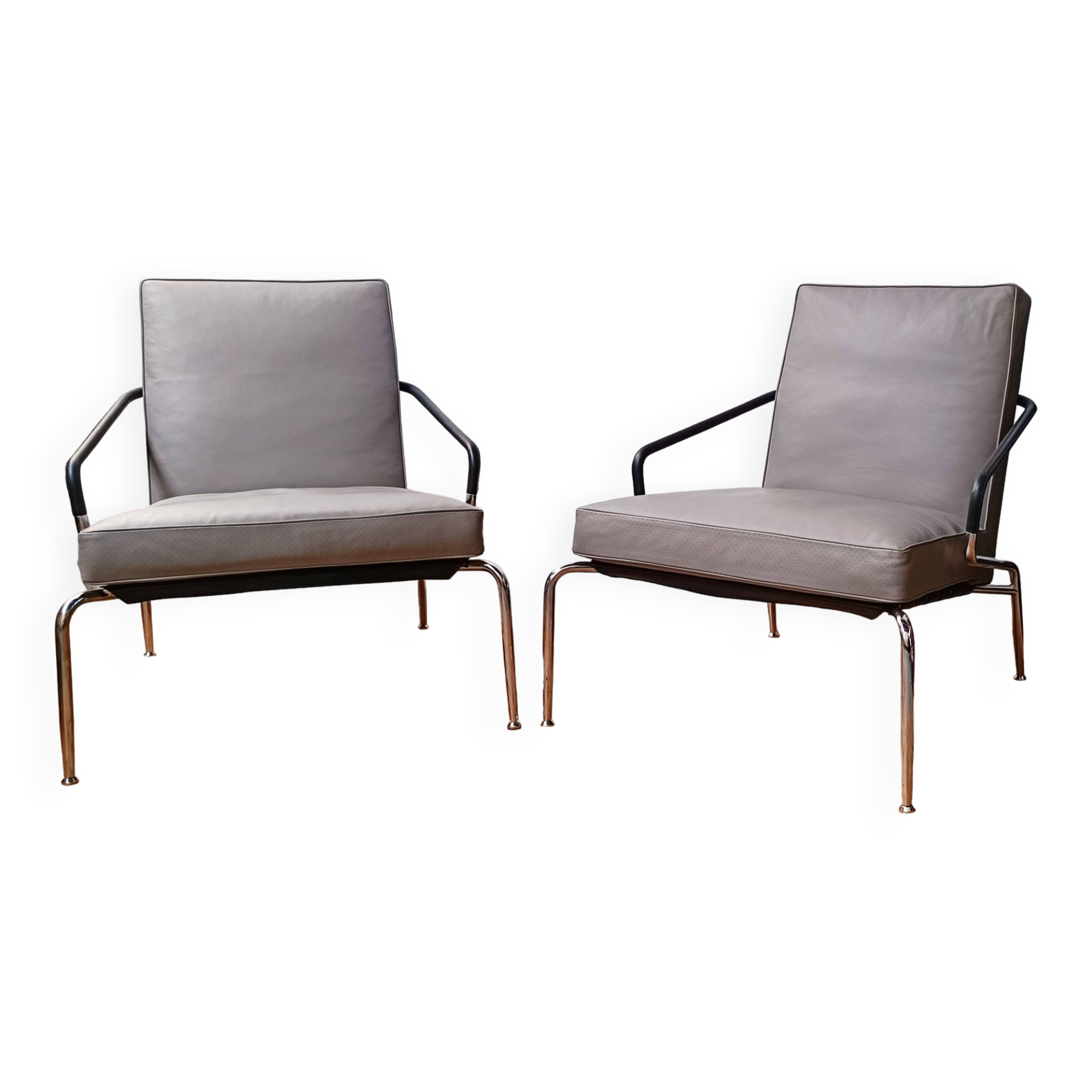 Paire de fauteuils Berman, Minotti