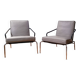 Paire de fauteuils Berman, Minotti