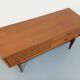 Small vintage Scandinavian teak sideboard from the 1960s.