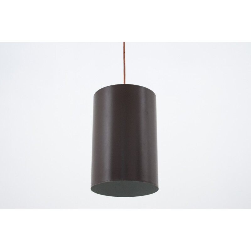 Black industrial ceiling lamp