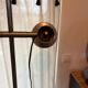 Lampadaire vintage en aluminium brossé par swisslamp