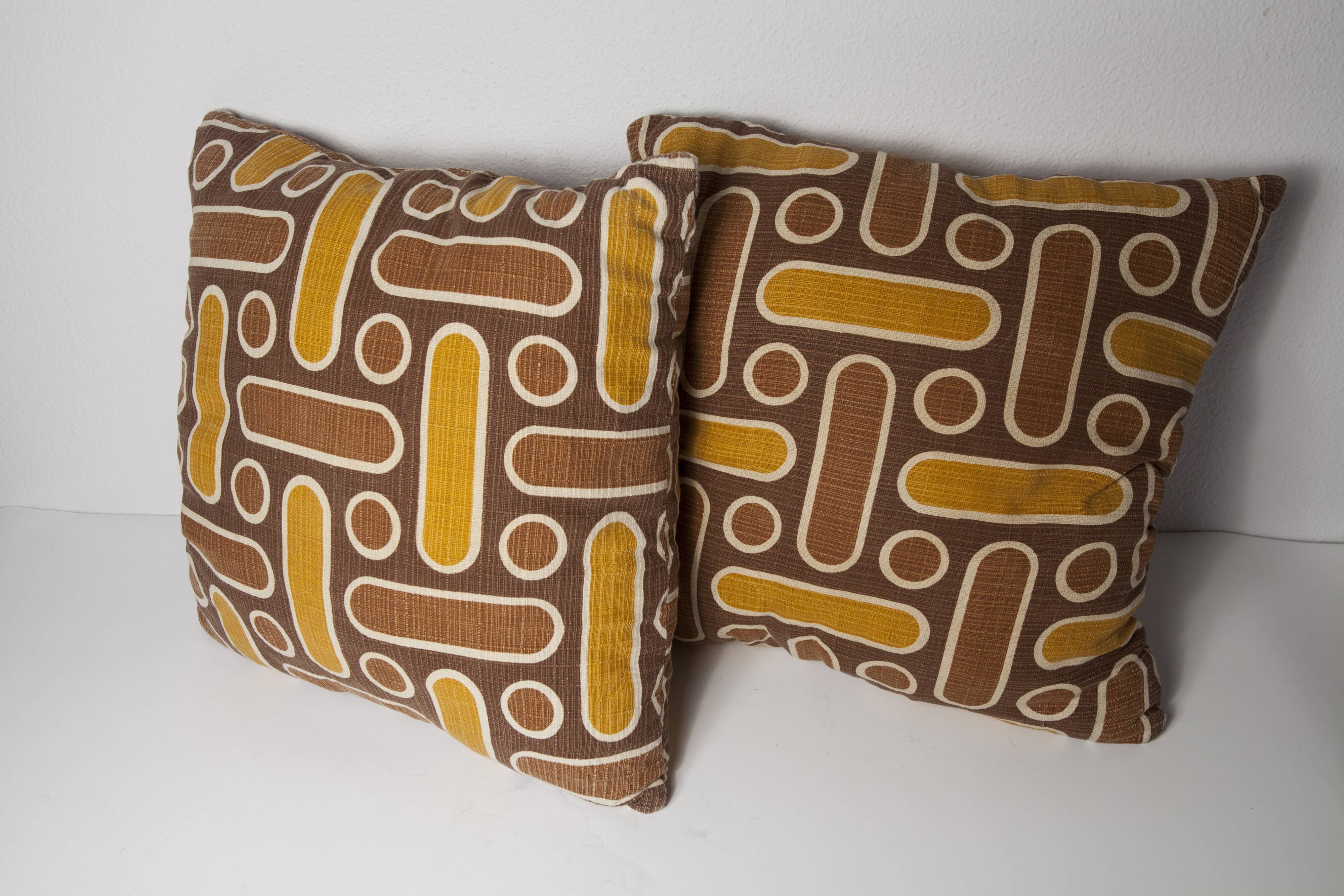 Pair of cushions 70s