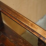 Gothic Jacobean hall chair finely carved from the Victorian era around 1860.