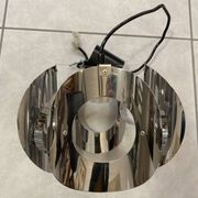 space age chrome metal suspension